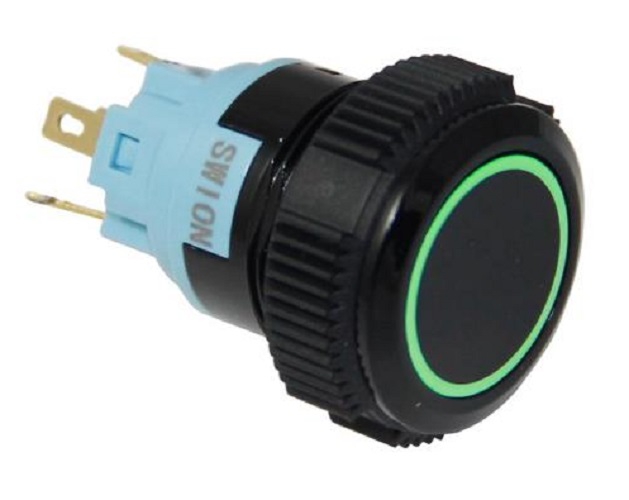 509P 19A-I 19MM PLASTİK ANAHTAR IŞIKLI IP67