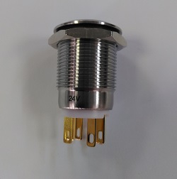 509M 19B-I 19MM METAL BUTON KIRMIZI IŞIKLI IP67