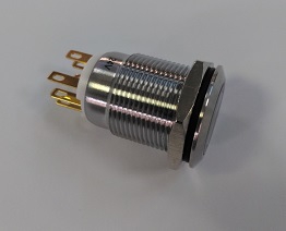 509M 19B-I 19MM METAL BUTON KIRMIZI IŞIKLI IP67