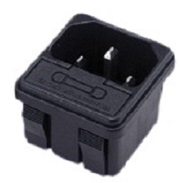 CA-101F-G POWER KONNEKTÖR,SİGORTALI,GEÇMELİ