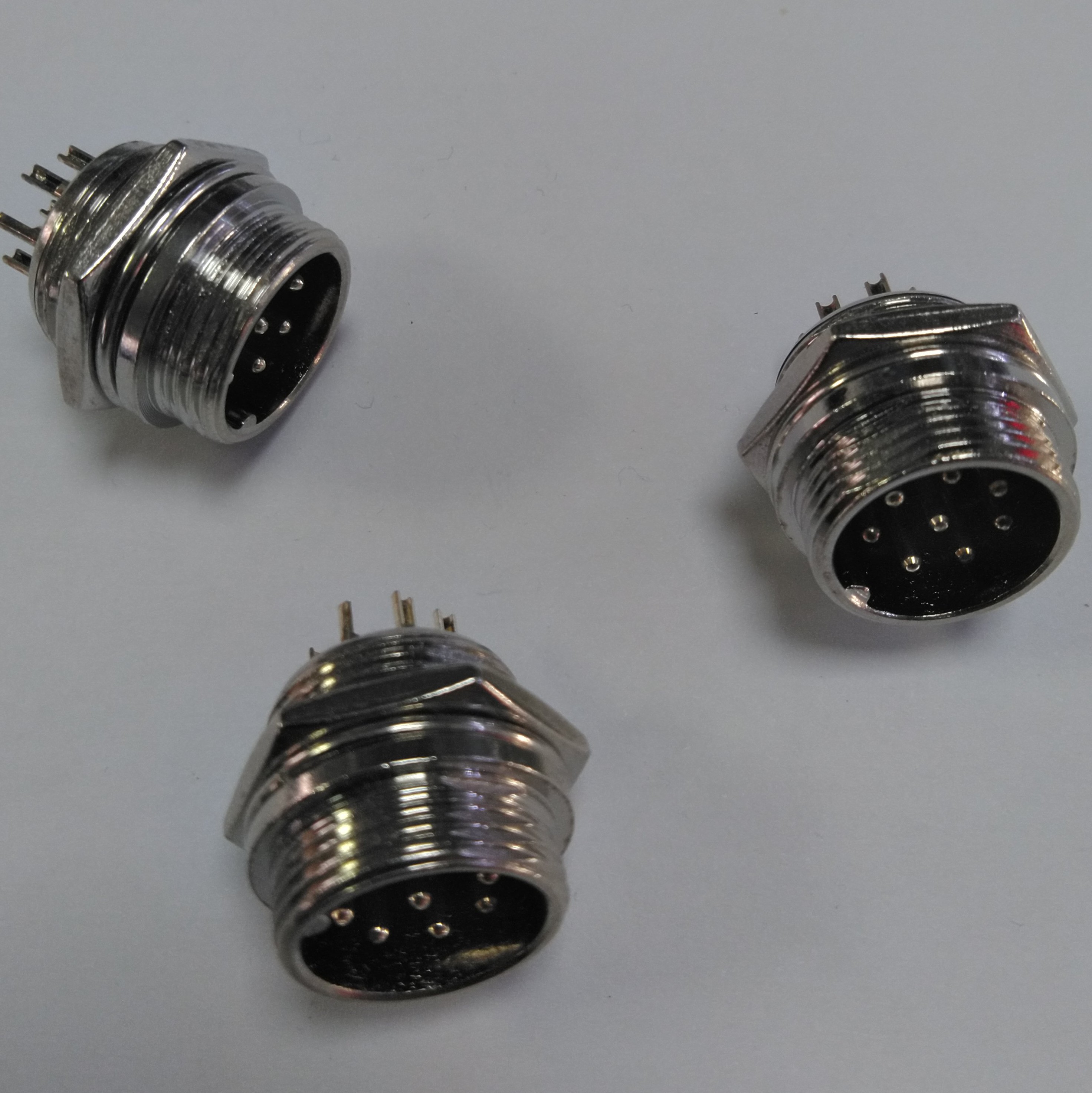 mik! MICE (MİKROFON) KONNEKTÖRLER PANEL ERKEK GX16 MM - ÇERKEZ