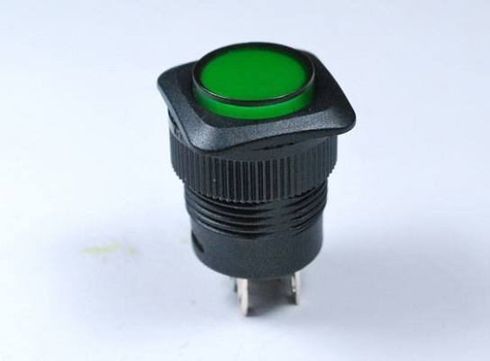 R18-508A IŞIKLI (12V) ANAHTAR (KALICI)