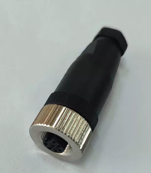 M12 8 PİN KABLO DİŞİ SIZDIRMAZ KONNEKTÖR