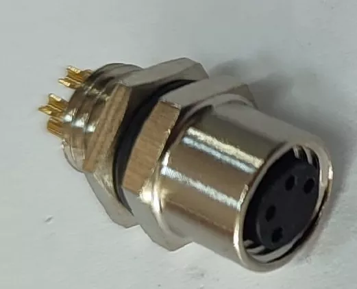M8 4 PİN PANEL DİŞİ SIZDIRMAZ KONNEKTÖR