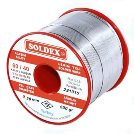 SOLDEX 0,5 MM SN60/PB40 500 GR LEHİM TELİ