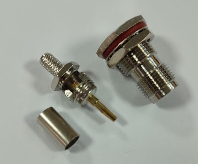 TNC DİŞİ PANEL TİP RG58 CRIMP D MODELİ