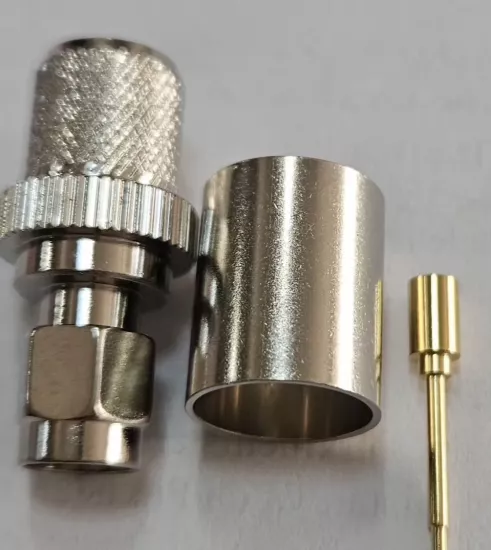 SMA ERKEK RG213-LMR400 KABLO İÇİN SIKMALI