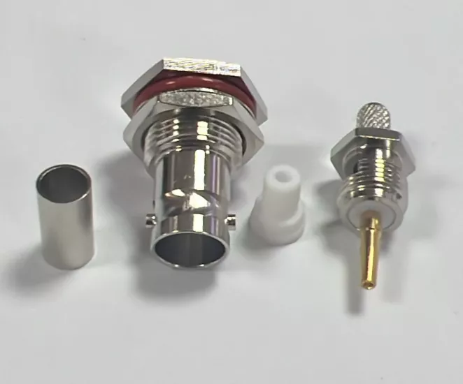 BNC DİŞİ RG58 CRIMP PANEL MONTAJ KONNEKTÖR