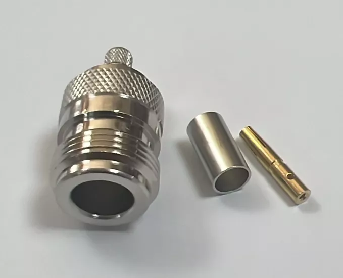 N DİŞİ RG58  (CRIMP) SIKMALI KONNEKTÖR 